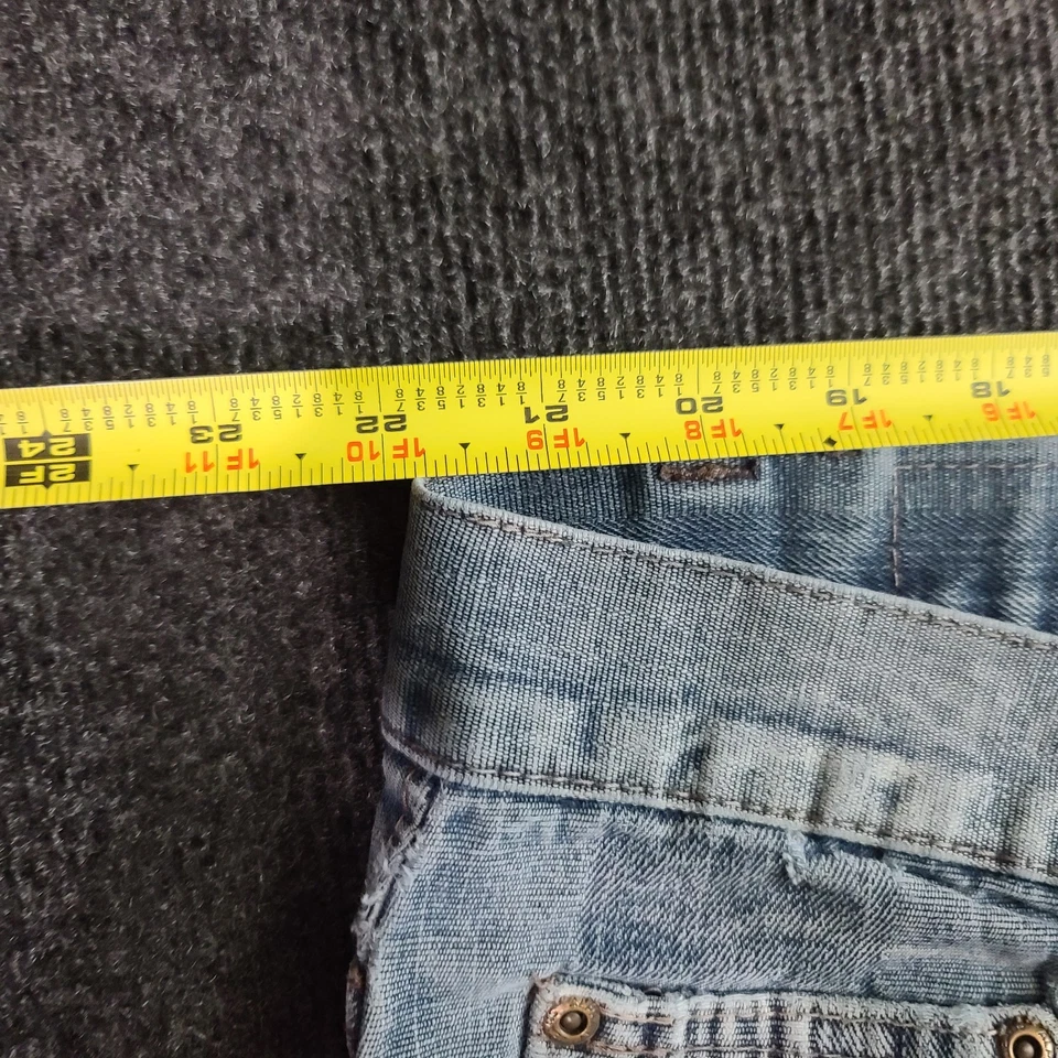 Pantalones Cortos de Vaqueros Alpha Jeans A-17 Para Hombre Talla 48 Lavado Ligero Largos Informales Foto 3 de 4