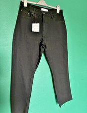Ladies Black Denim Jeans Topshop New Hourglass Jeans  Womens Size 12 Waist 30