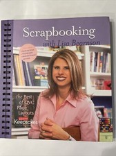 Scrapbooking With Lisa Bearnson HB Book QVC Page Layouts Creating Keepsakes w/CD