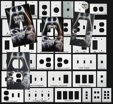 Star War Darth Vader Light Switch Power Outlet wall Cover Plate Home Decor
