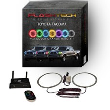Rgb Multi Color Led Halo Kit With Wifi App For 05-11 Toyota Tacoma Headlights Rgb Multi Color Led Halo Kit With Wifi App For 05-11 Toyota Tacoma Headlights