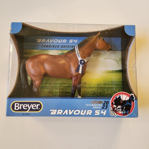 Open Box Bravour 54 2023 Breyerfest Celebration horse left partially