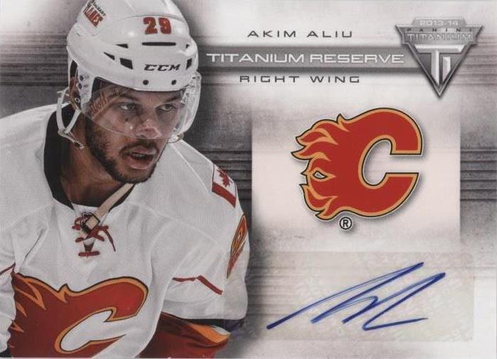 2013-14 Panini Titanium - Reserve Signatures Akim Aliu #TR-AA (AU) for ...