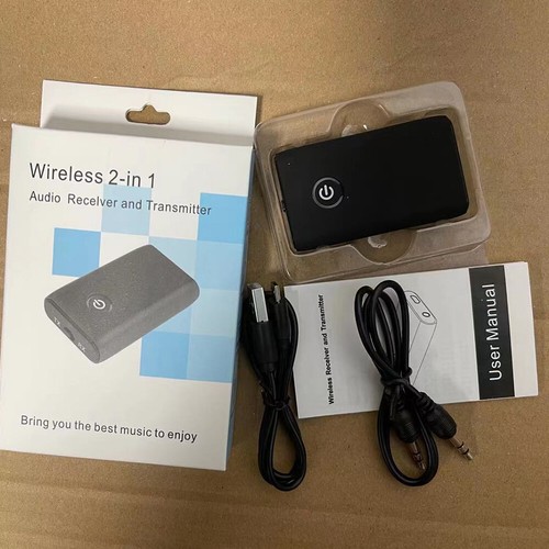 2 in 1 Wireless 5.0 Bluetooth Transmitter Receiver Adapter Audio 3.5mm Jack Aux - Afbeelding 11 van 17