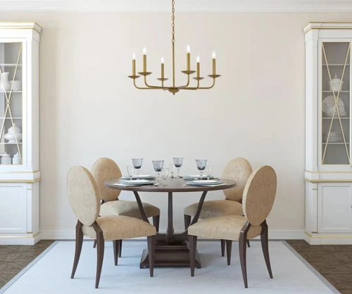 Chandelier Ceiling Light Fixture Living Dining Room Modern Rustic Farmhouse - Picture 3 of 7