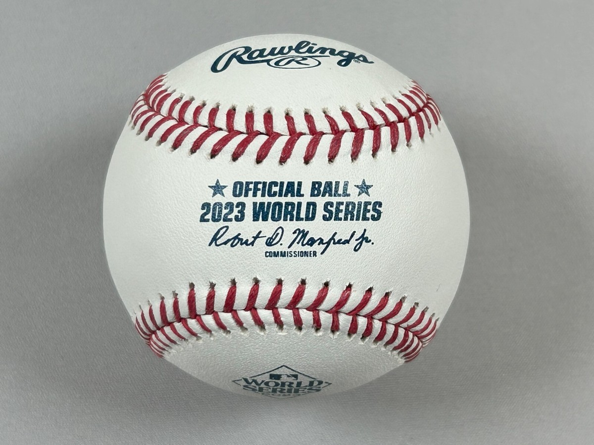 Josh Smith Signed 2023 World Series Baseball COA Texas