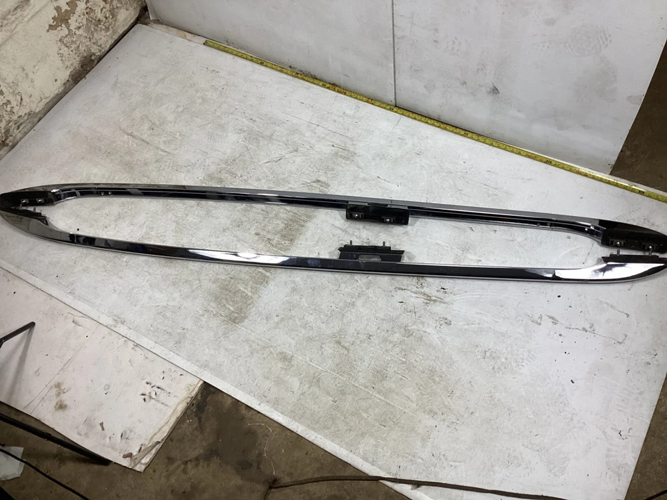 2006-2012 Mercedes Benz GL350 Roof Rack Railings Left & Right Pair Black OEM . Foto 4 de 4