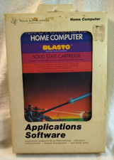 Vintage Texas Instrument 1982 TI-99/4A Blasto PHM 3032 Untested Video Game