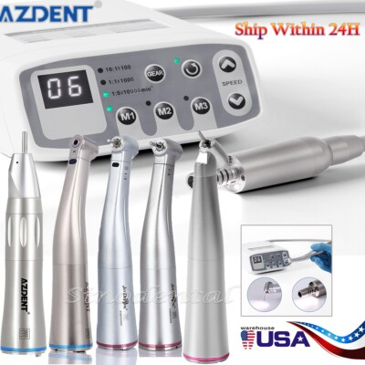 #ad Dental LED Electric Micro Motor 1:5 Fiber Optic 1:1 1:4.2Handpiece $240.62