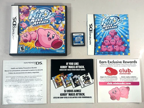 Kirby Mass Attack (Nintendo DS, 2011) CIB