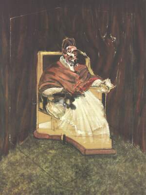 FRANCIS BACON Pope Innocent XII (No text) 26.5'' x 20'' Offset Lithograph 1995 Exp