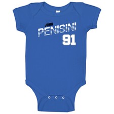 John Penisini 91 Favorite Player Detroit Football Fan Baby One Piece