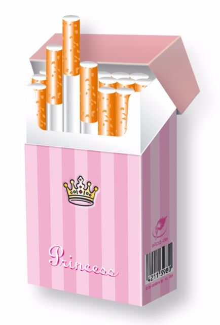 Geschenk für Raucherinnen Überzieher Zigarettenschachtel indo slipp Princess