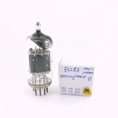 1 x TUBE ECC83 / 12AX7 WESTINGHOUSE. JAPON PROD des années 1960. 39. CH165 - Photo 1/4