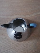 ALESSI Milchkännchen '9096' - Michael GRAVES - Edelstahl und blauer Kunststoff