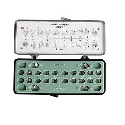Tubo Ortodontico Dentale Roth .022 Con Fascia - Per Molare Convertibile, Metallo, Confezione 4 Pezzi/set - Foto 10