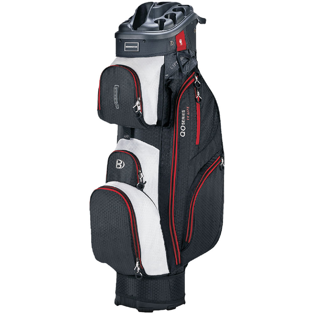 Men's Bennington Quiet Organizer 14 Lite Cart Bag '20 White/Black/Red