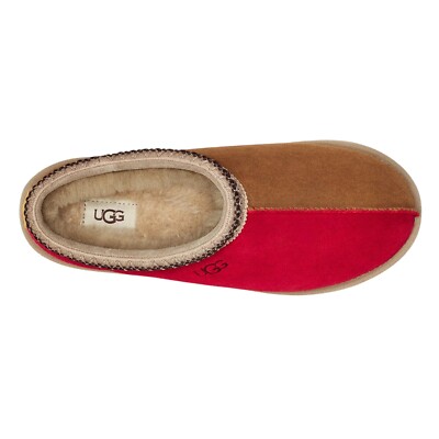 UGG Tasman Mashup Mens Brown Red Slip On Shoes Sz 10 Style 1123658 RARE UGG MEN TASMAN MASH UP SAMBA RED / CHESTNUT SHEARLING SHOE  main image 4