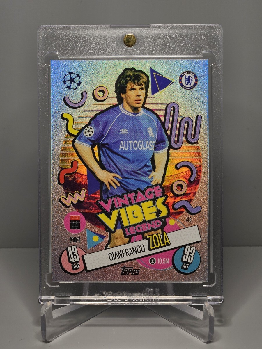 TOPPS MATCH ATTAX UCL 2024-25 ZOLA #419 VINTAGE VIBES LEGEND TOPPS MATCH ATTAX UCL 2024-25 ZOLA #419 VINTAGE VIBES LEGEND