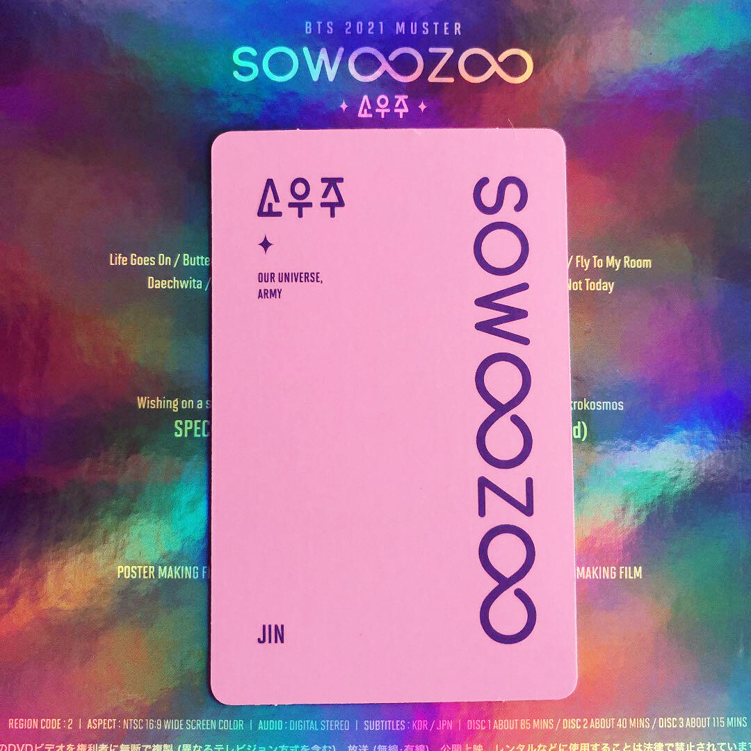 BTS MUSTER SOWOOZOO DVD Official Photocard 2021 PC Photo BTS MUSTER SOWOOZOO DVD Official Photocard 2021 PC Photo
