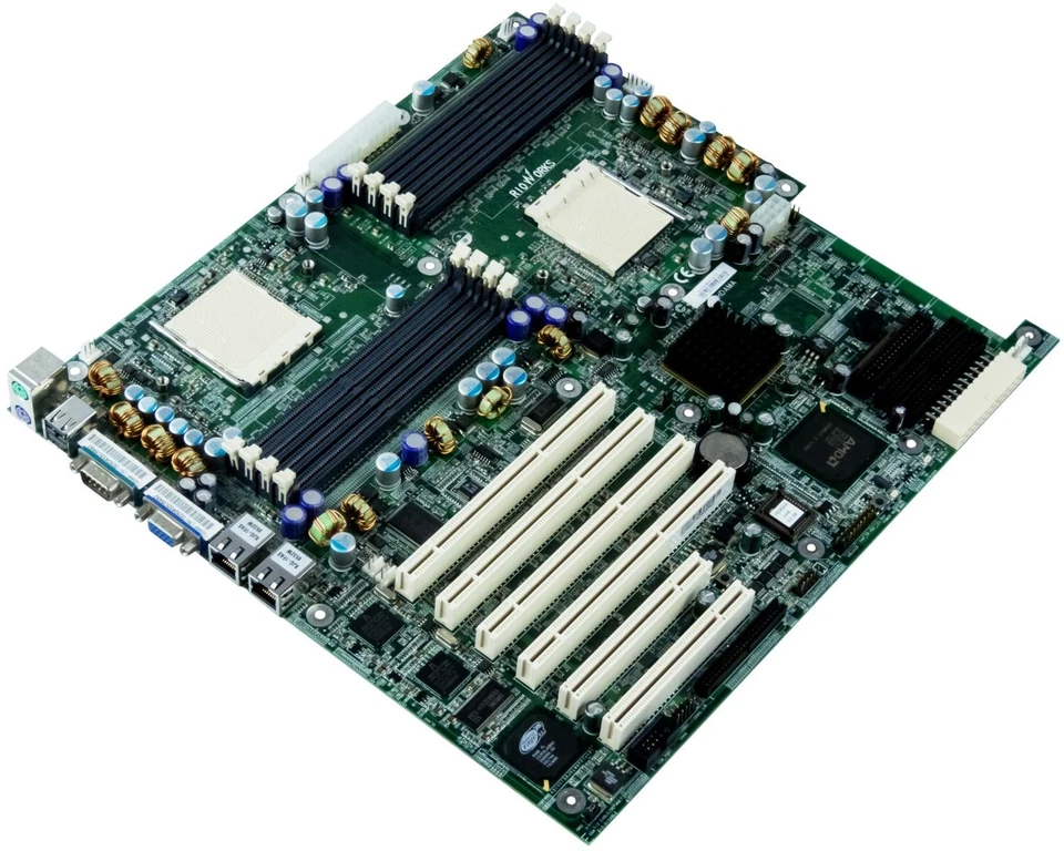 Server Mainboard Rioworks 40-CMB000-G210 Hdama 8x DDR 2x Socket 940 - Image 2 of 2