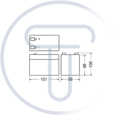 BATTERIA AL PIOMBO ZENITH BICI ELETTRICA 12V 24AH 20H 181 X 67 X 187 - Foto 8