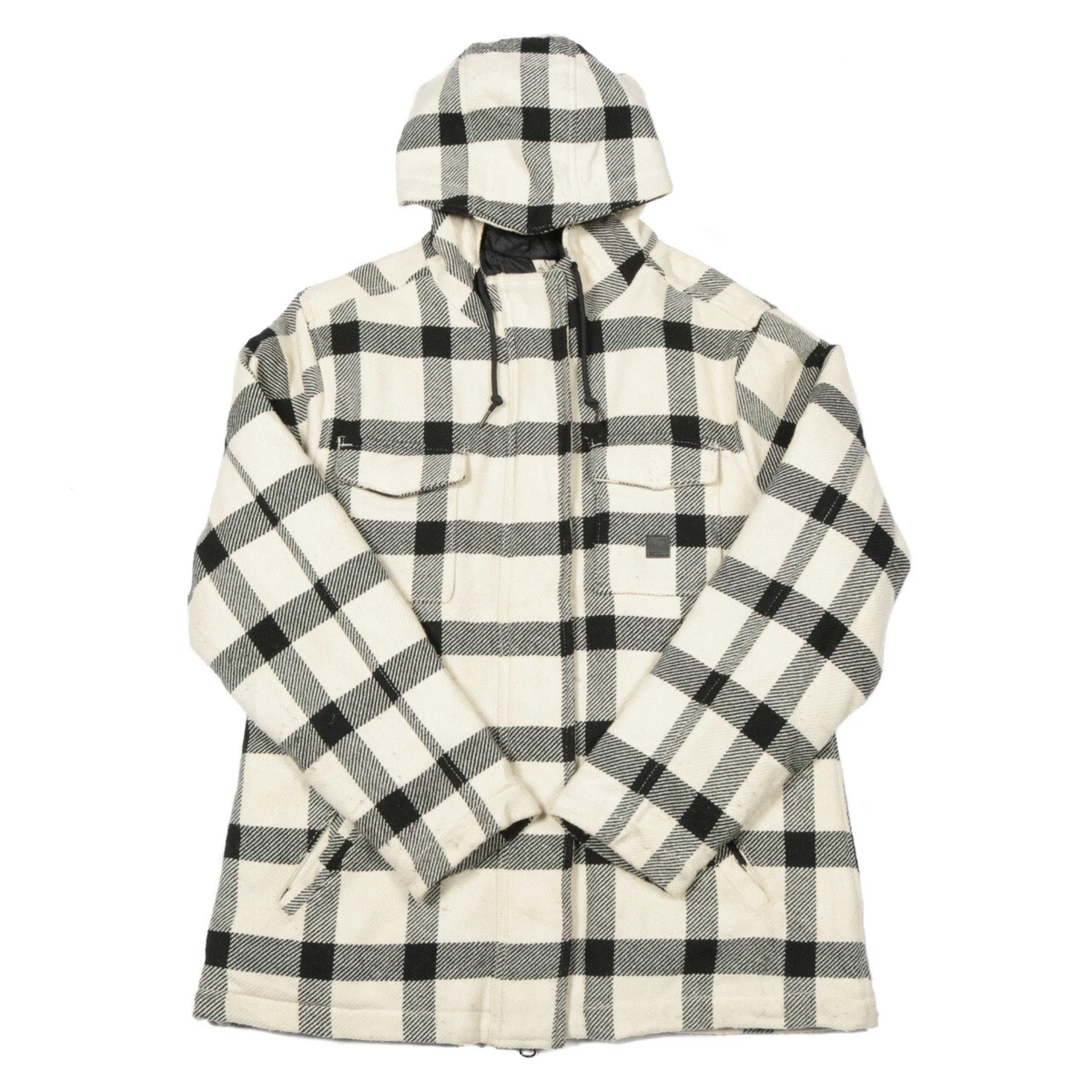 CARHARTT Wool Parka Jacket Large Quilted Coat Insulated Camden