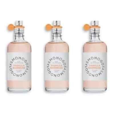 3 x 100 ML - SPANISH MONOGOTAS '' VANILLA '' SCENT - COLOGNE FOR WOMEN - EDT