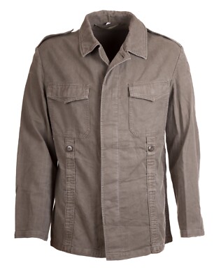 Moleskin Jacke Shirt Bundeswehr BW 100 % Baumwolle 70er 80er Jahre olivgrün Vintage