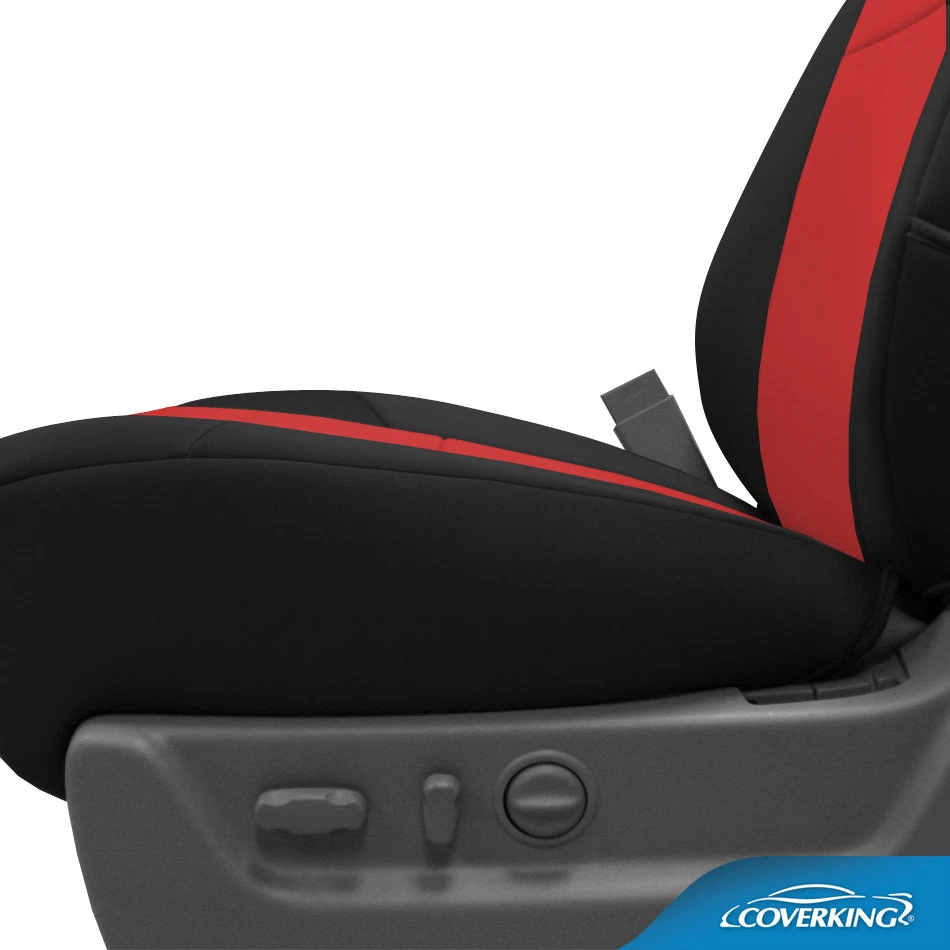 Подлинные неопреновые КРАСНЫЕ чехлы на сиденья 2017 Jeep Wrangler JK от Coverking - Изображение 4 из 4