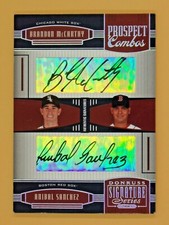 2005 Donruss Signature Brandon McCarthy RC / Anibal Sanchez  #154 RC T6