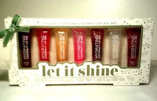 Let It Shine 7 Pc Hydrating Coconut Oil Lip Set NEW SEALED Self Love Rituals