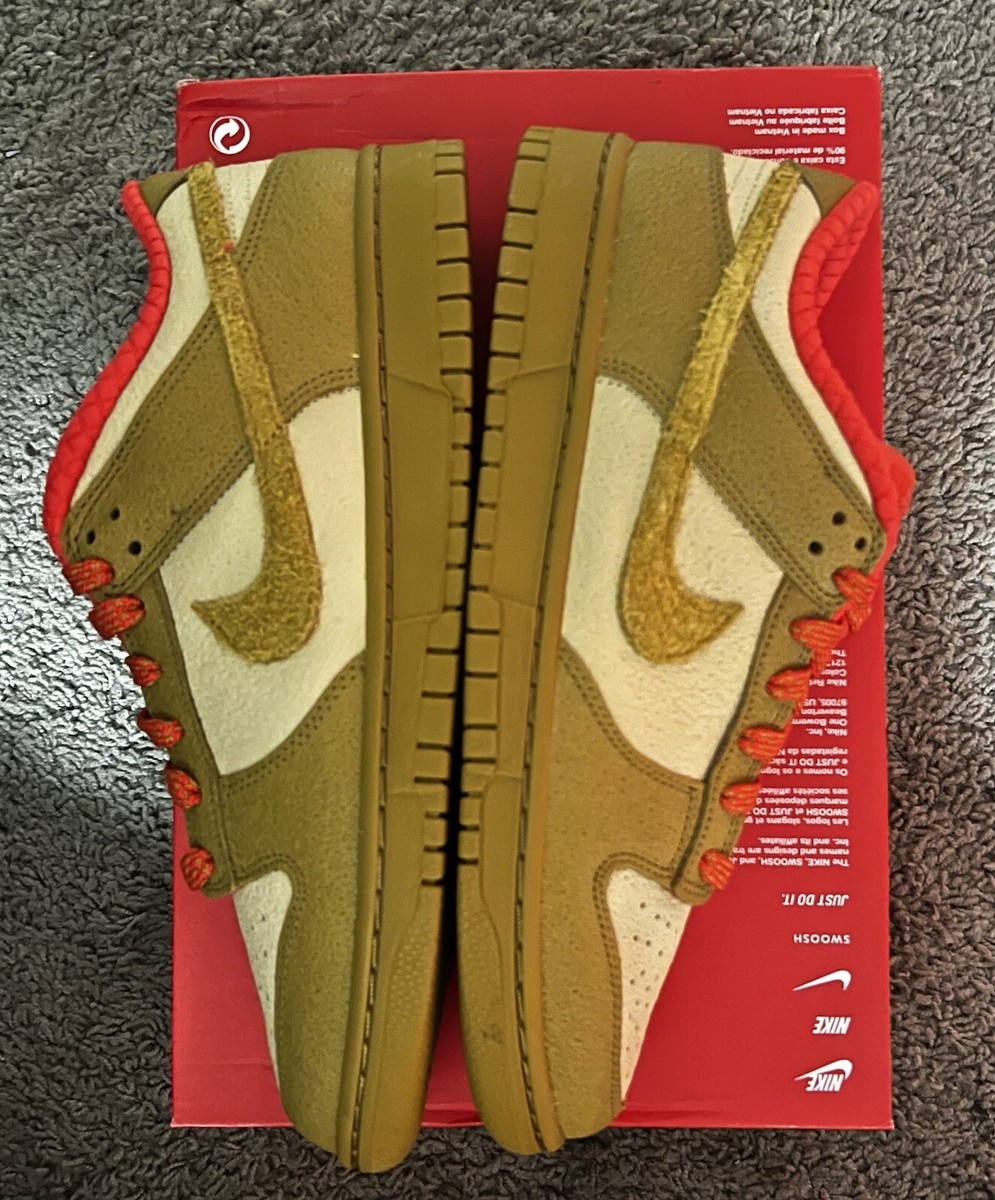 Size 9.5M/11W- Nike Dunk Low Bronzine Picante Red Brown Size 9.5M/11W- Nike Dunk Low Bronzine Picante Red Brown