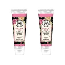 Michel Design Works Midnight Rose Petals 1 Ounce Tube Hand Cream Set of Two