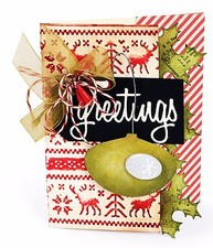 Sizzix Thinlits Holiday Words: Script 17-die #660058 Retail $22.99 Tim Holtz NIP