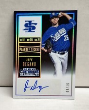 JEFF DEGANO 2015 Contenders Playoff Ticket Autographs Photo Variation ~ AUTO /15