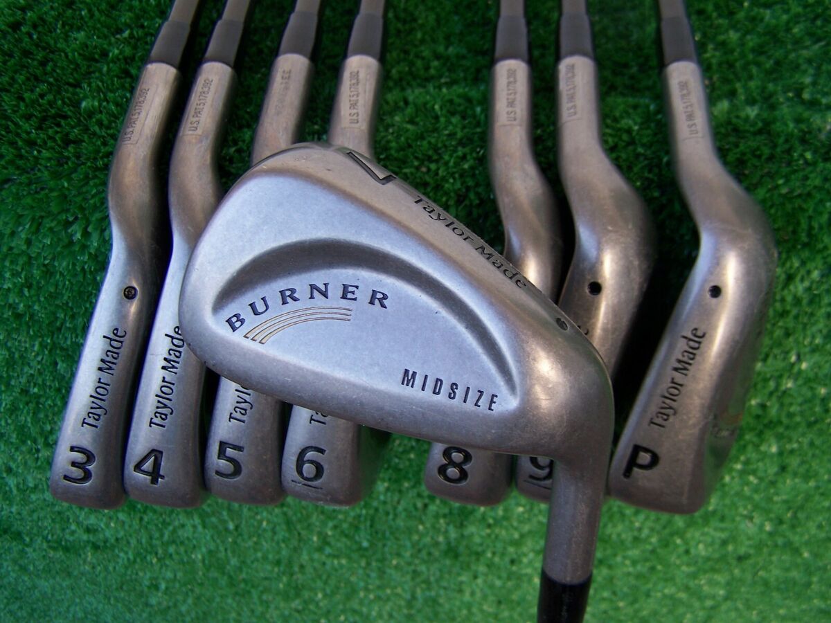 TaylorMade Burner Midsize Iron Set 3-PW Graphite Stiff Flex TaylorMade Burner Midsize Iron Set 3-PW Graphite Stiff Flex