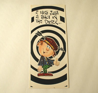 Vintage Naughty Card 1960s 'Just Shot in Dark...Go Blow It up' unused