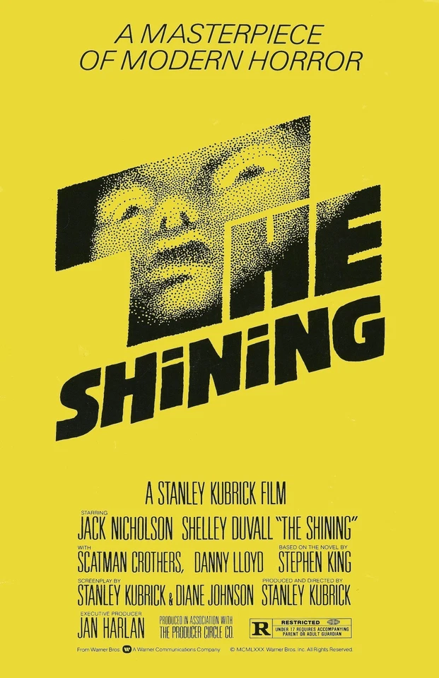 The Shining movie poster (b) : 11 x 17 inches - Jack Nicholson, Stanley Kubrick