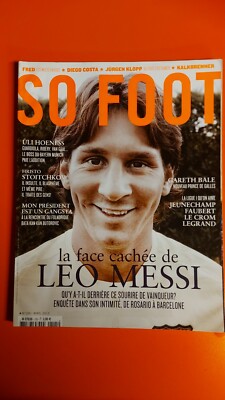 So Foot Magazine April 2013 Leo Messi Lionel French Klopp Bale