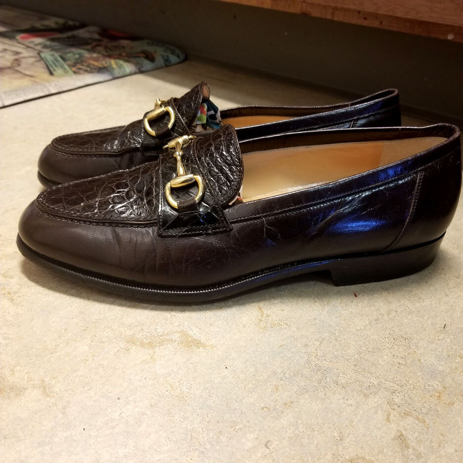 Killer CAPORICCI Gator Horsebit Loafers 8.5 Caporicci Alligator Horsebit Loafers 8.5M | eBay main image 3