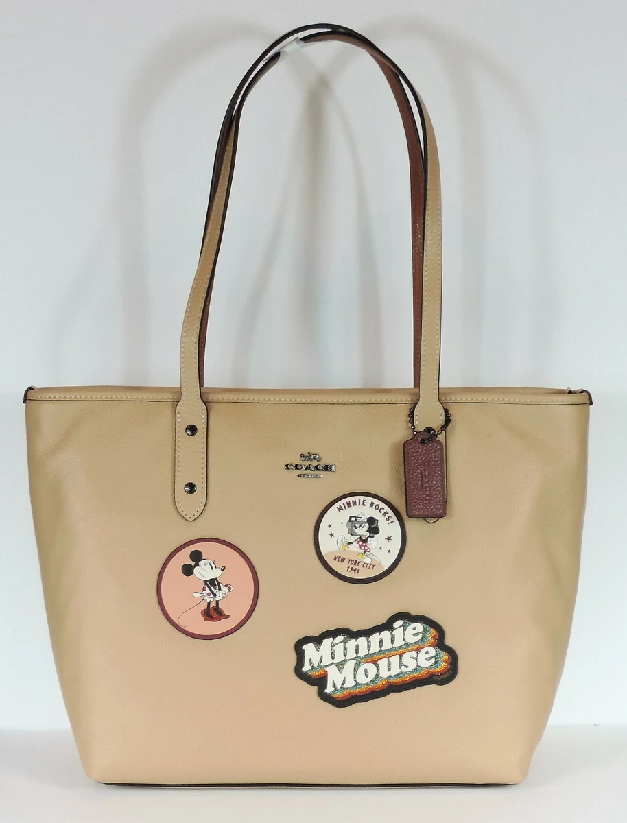Coach minnie motif city best sale tote