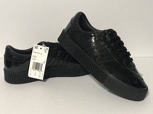 adidas sambarose black patent