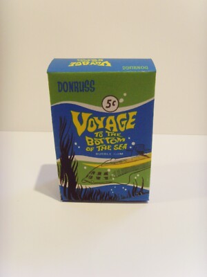 VOYAGE TO BOTTOM OF THE SEA/  DONRUSS CARDS -  Custom picture cards display box.