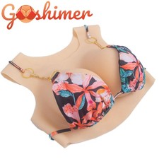 B-H Cup Realistic Breast Forms Silicone Fake Boobs For Crossdresser Drag Queen