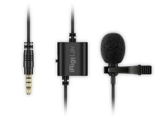 IK Multimedia iRig Mic Lav Compact Lavalier Microphone for Smartphones Tablets