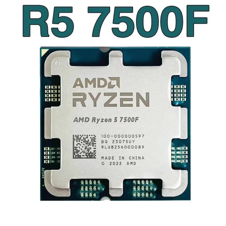 AMD Ryzen 5 7500F AM5 CPU Processor R5 7500F 3.7 GHz 6-core 12