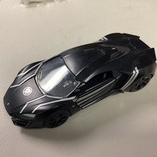 Jada Toys Marvel Avengers BLACK PANTHER Hypersport Metals Die Cast Car Pullback