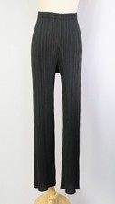 Authentic PLEATS PLEASE Black Pants ISSEY MIYAKE 188 9356a