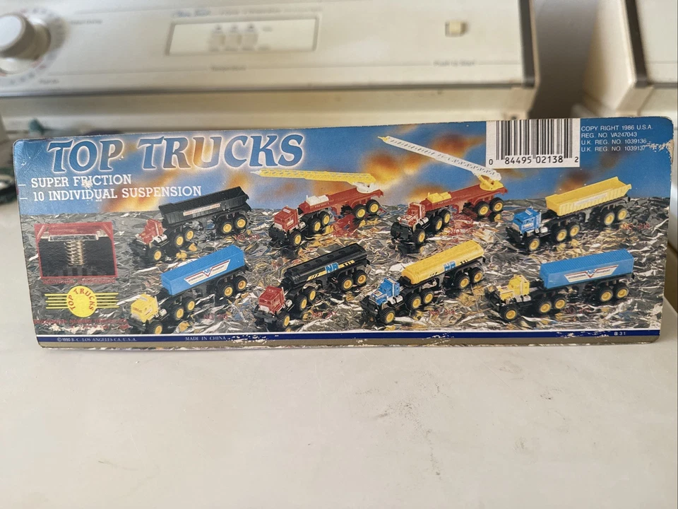 Vintage B.C. Camión de fricción 1986 Top Trucks Toy Semi United Dairy Farmers de Estados Unidos Foto 2 de 2